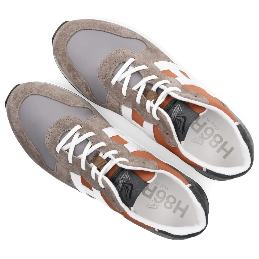 Hogan - Sneaker low H383 Veloursleder Textil - grau
