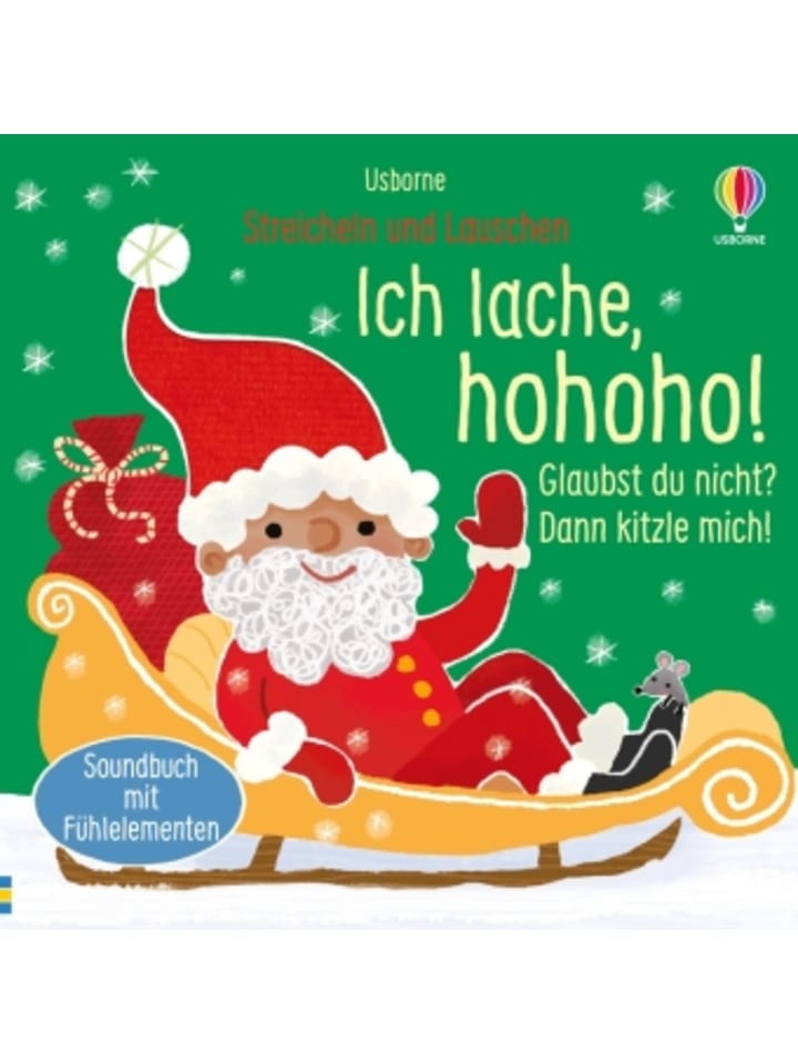Usborn Buch - Streicheln und Lauschen: Ich lache, hohoho! Glaubst du nicht? Dann kitzl günstig kaufen onesize