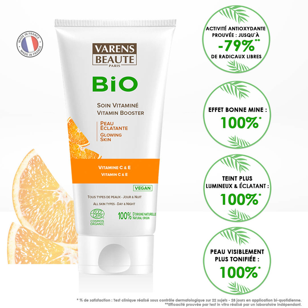 Varens beauté Soin Vitaminé BIO Peau Éclatante