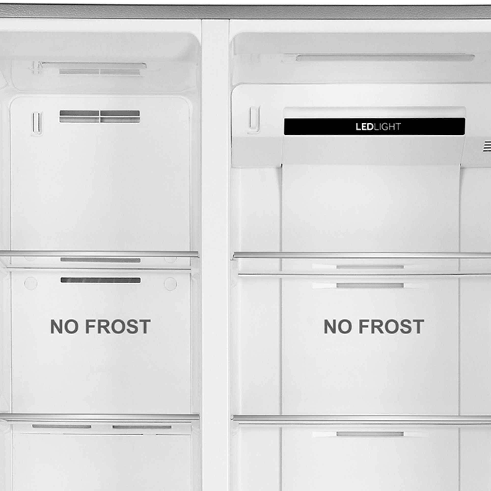 Haier Kühl-/Gefrierkombination Edelstahl Look HSR3918FNPG, 177,5 cm hoch, 90,8 cm breit, Total No Frost