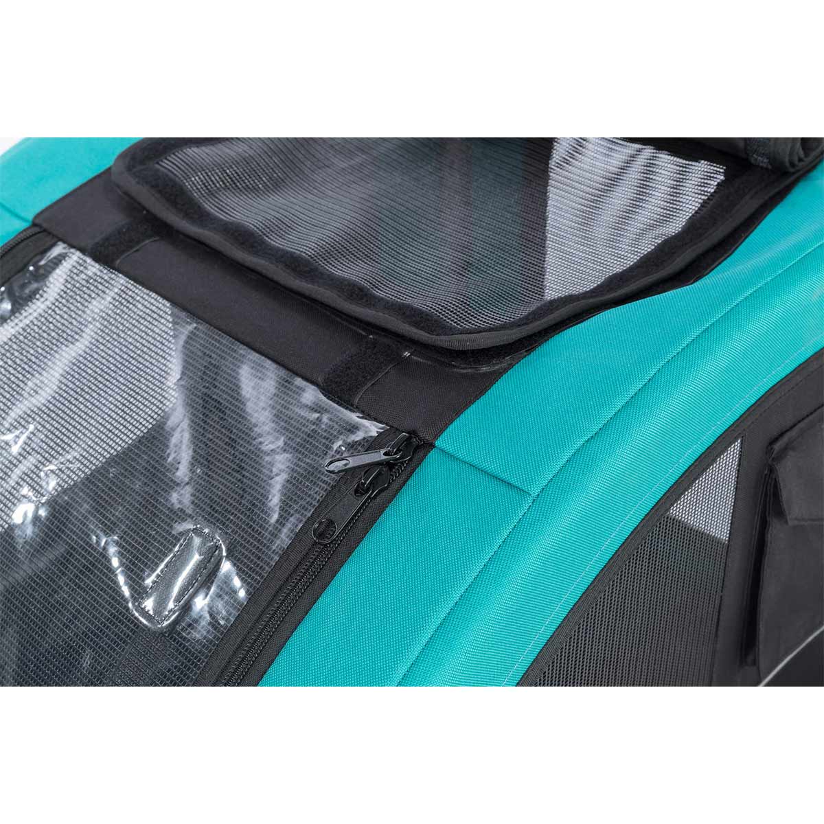 Trixie Fahrradanhänger türkis günstig kaufen