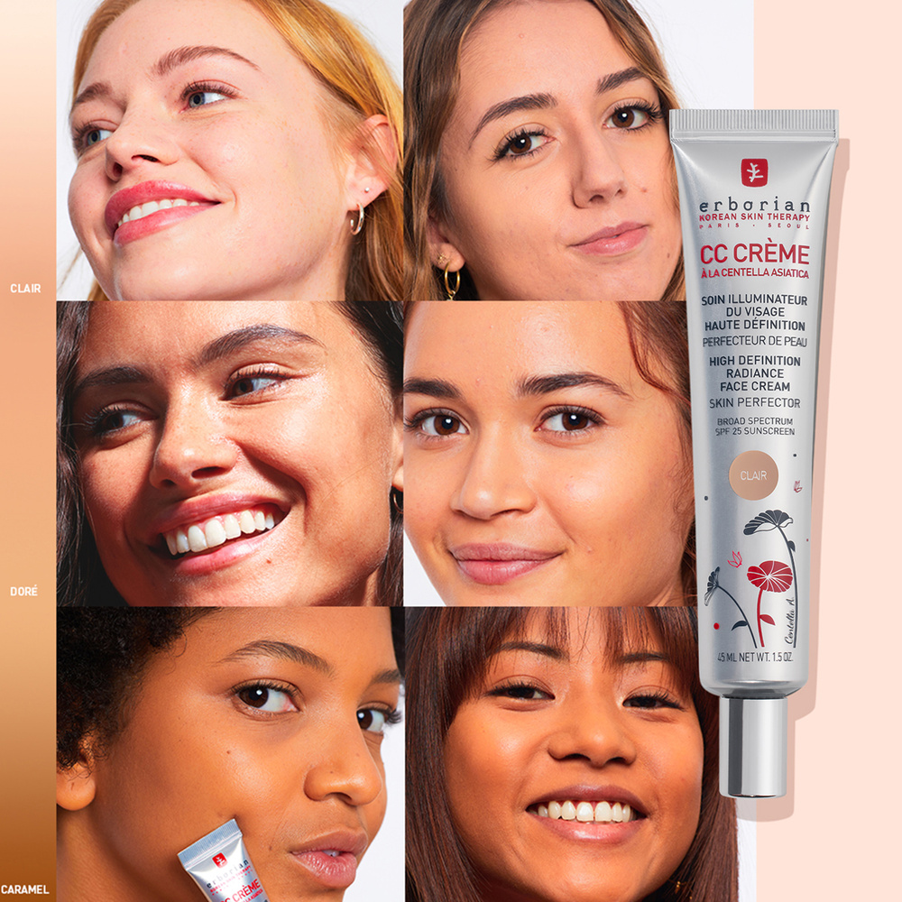 Erborian CC Crème Soin Illuminateur du Visage Perfecteur