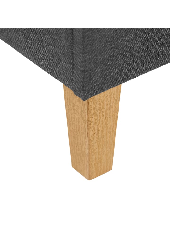 Homestyle4u Polsterbett mit Lattenrost 120x200 cm in Grau günstig kaufen