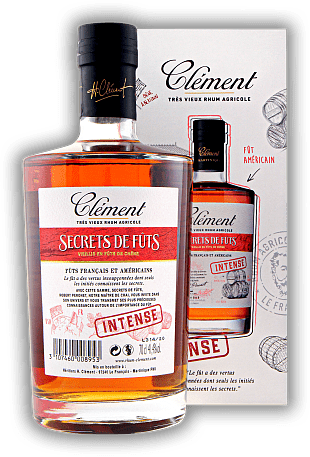 Clement Tres Vieux Rhum Agricole Secrets de Futs Intense 41,4% Clement Tres Vieux Rhum Agricole Secrets de Futs Intense 41,4% Rund, komplex und würzig. 0,7	 Liter - Vol 41,4%