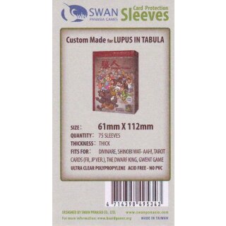 Swan Panasia Kartenhüllen 61mm x 112mm Premium (75)