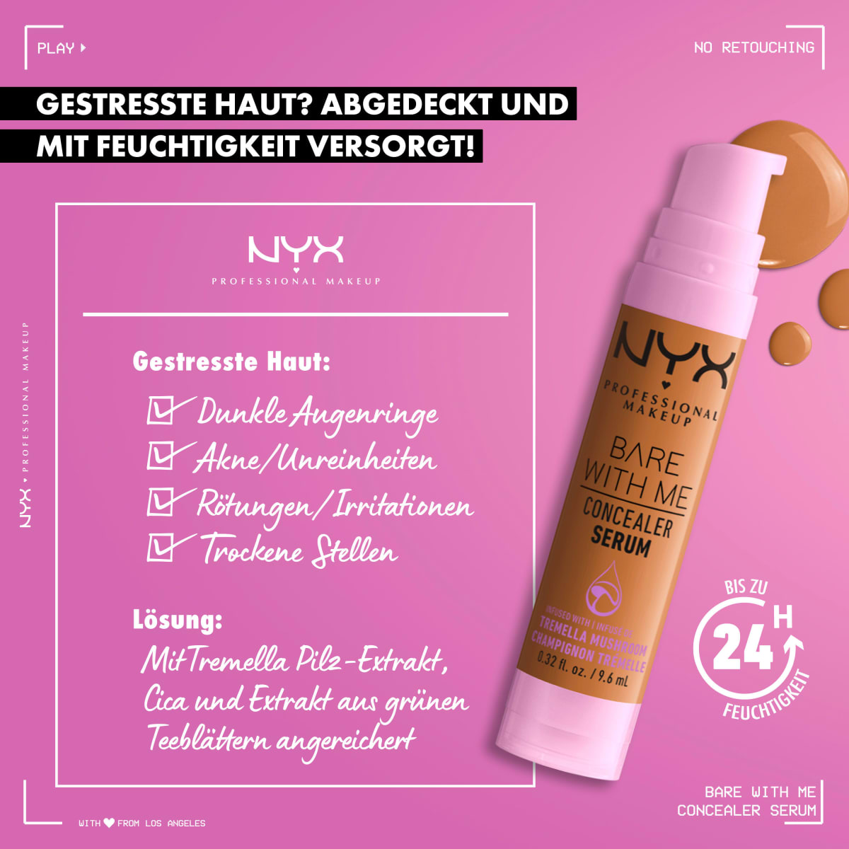 Concealer Serum Bare With Me Fair 01, 9,6 ml