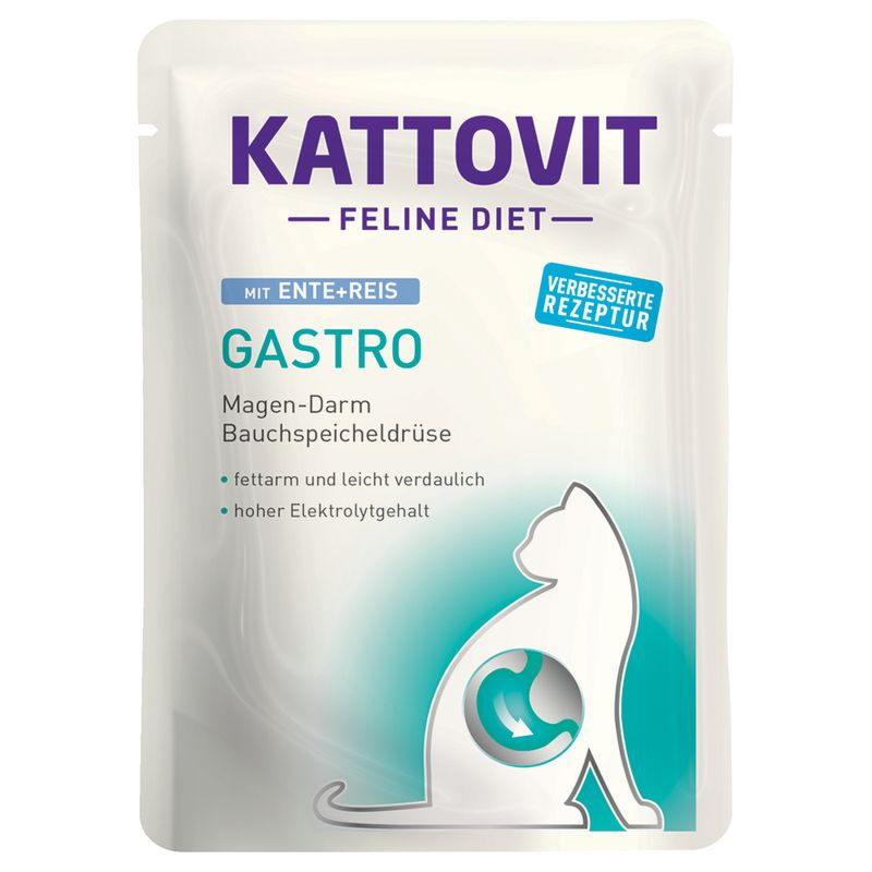 Kattovit Gastro Nassfutter Pouch 24 x 85 g