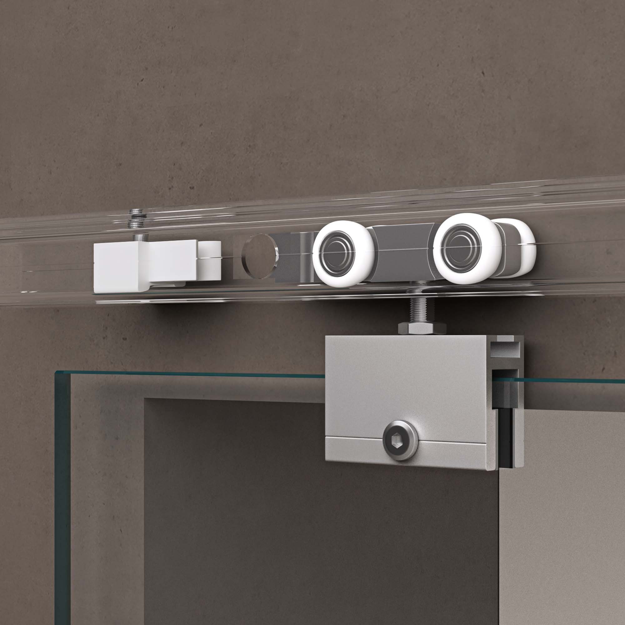 doporro Glasschiebetür Design Glasschiebetür ESG-Sicherheitsglas Zimmertür Amalfi
