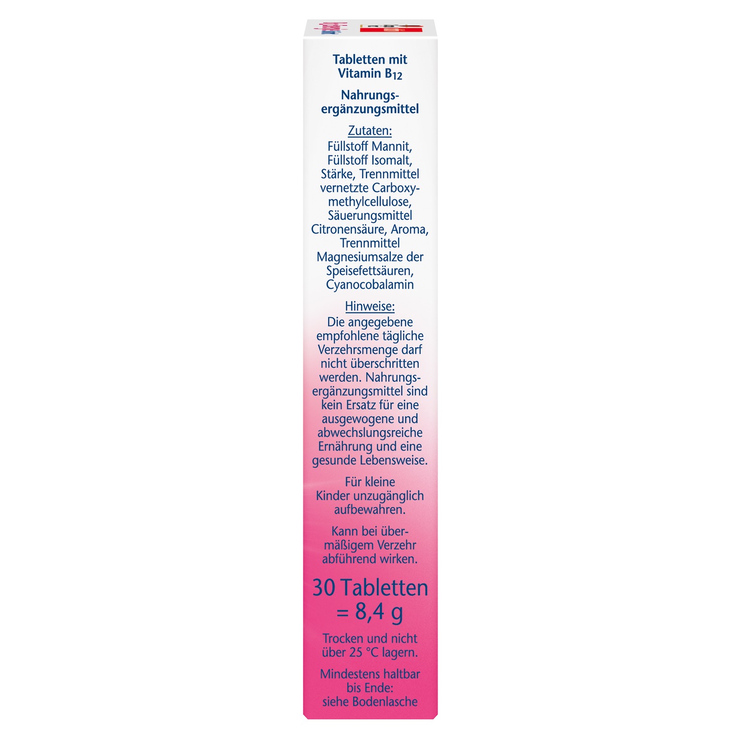 B12 Energie Sofort Schmelztabletten
