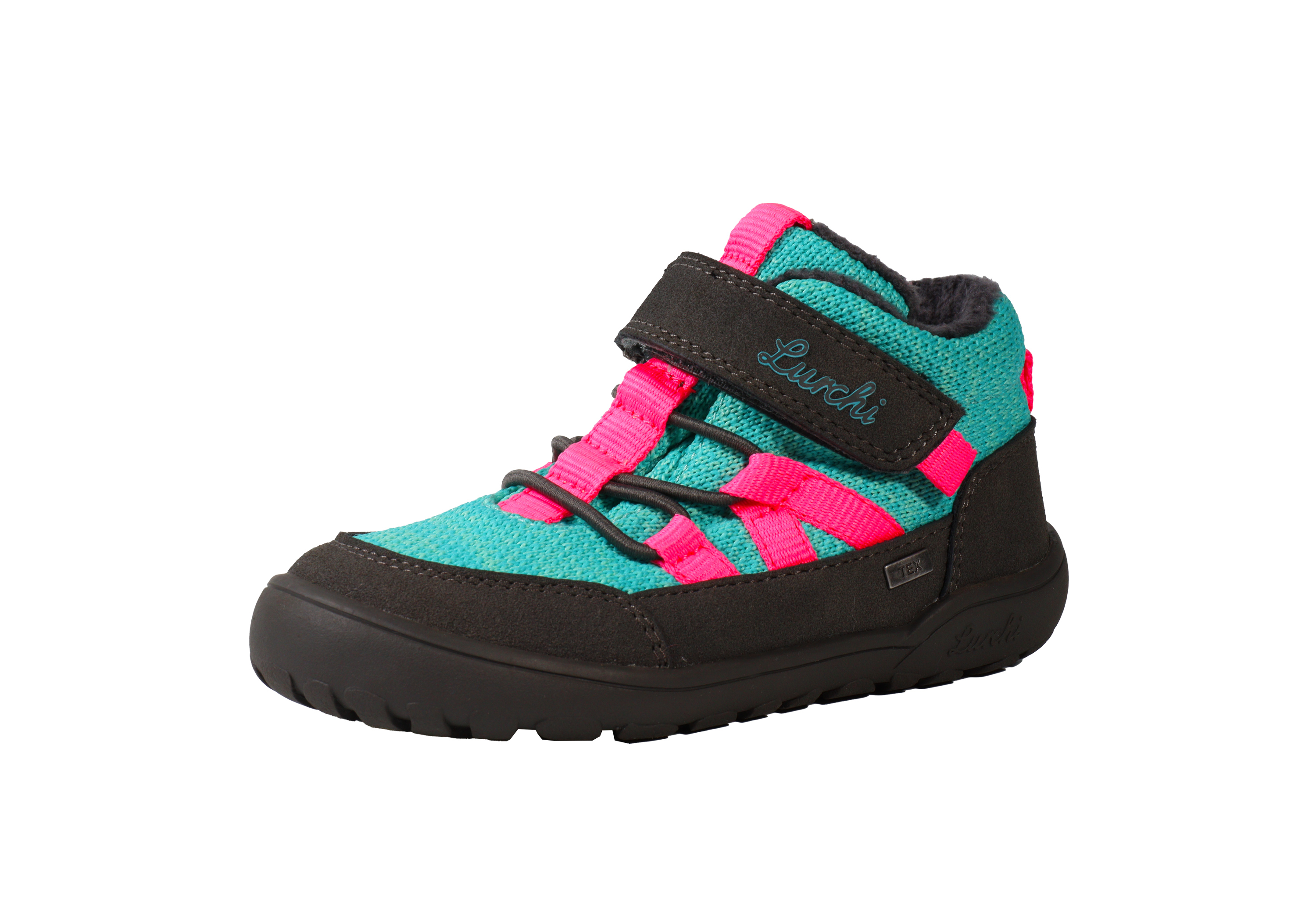 Lurchi Sneaker Jaden-TEX Barefoot - turkis-pink