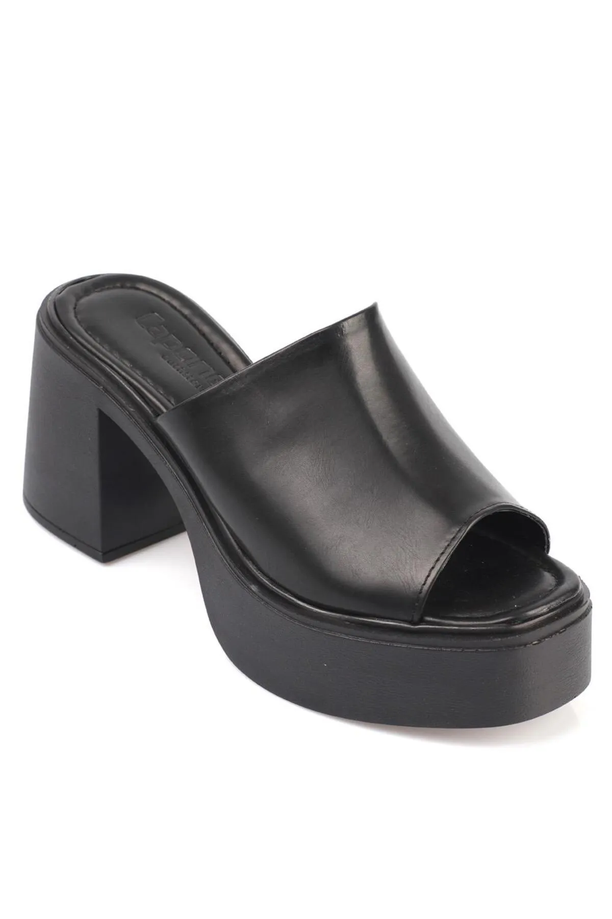 Capone Outfitters  Capone Platform Schwarze Damenhausschuhe