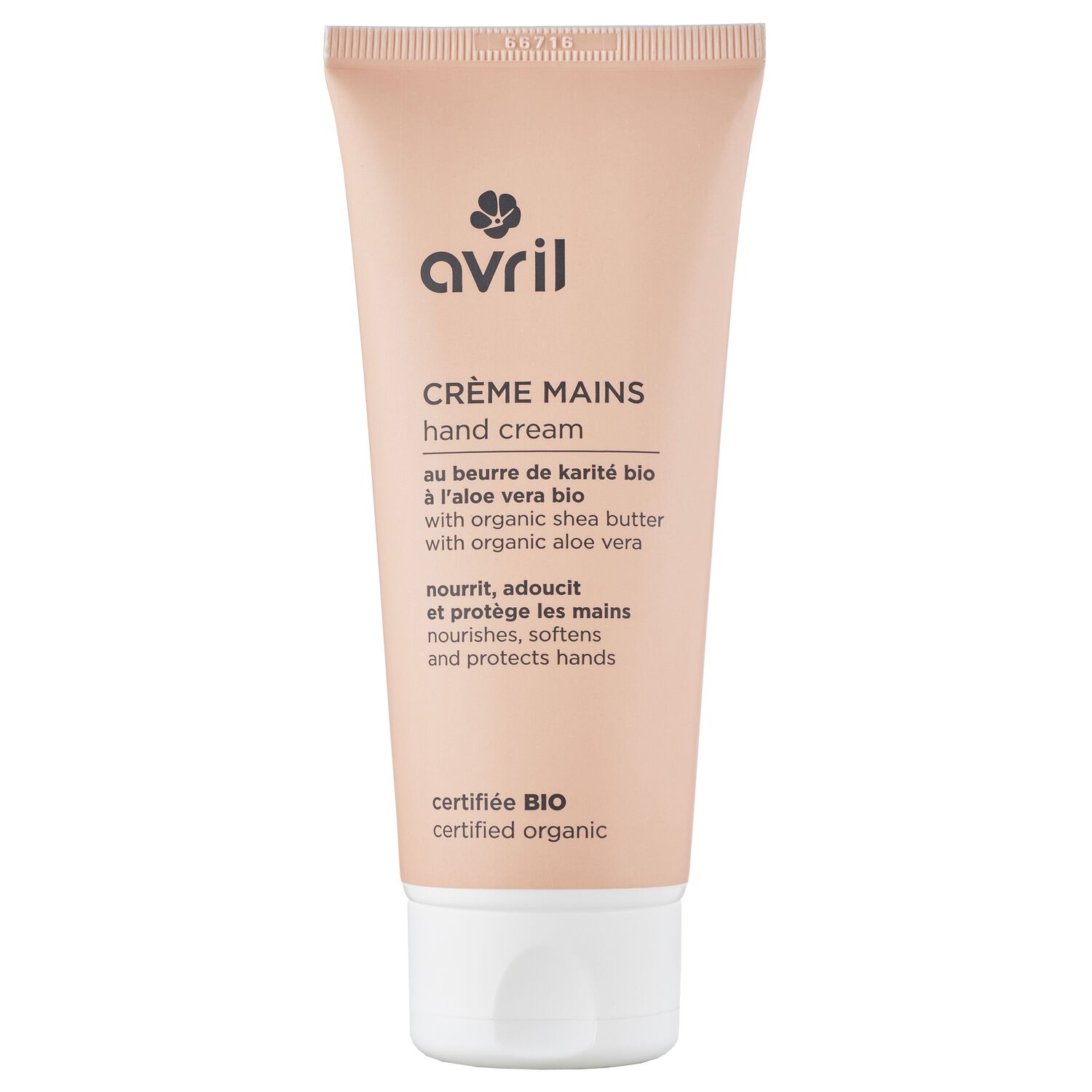 Avril Crème pour les mains Crème Mains Certifiée bio