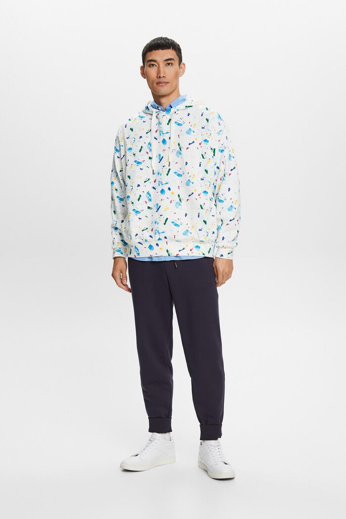 Hoodie aus Bio-Baumwolle mit Print