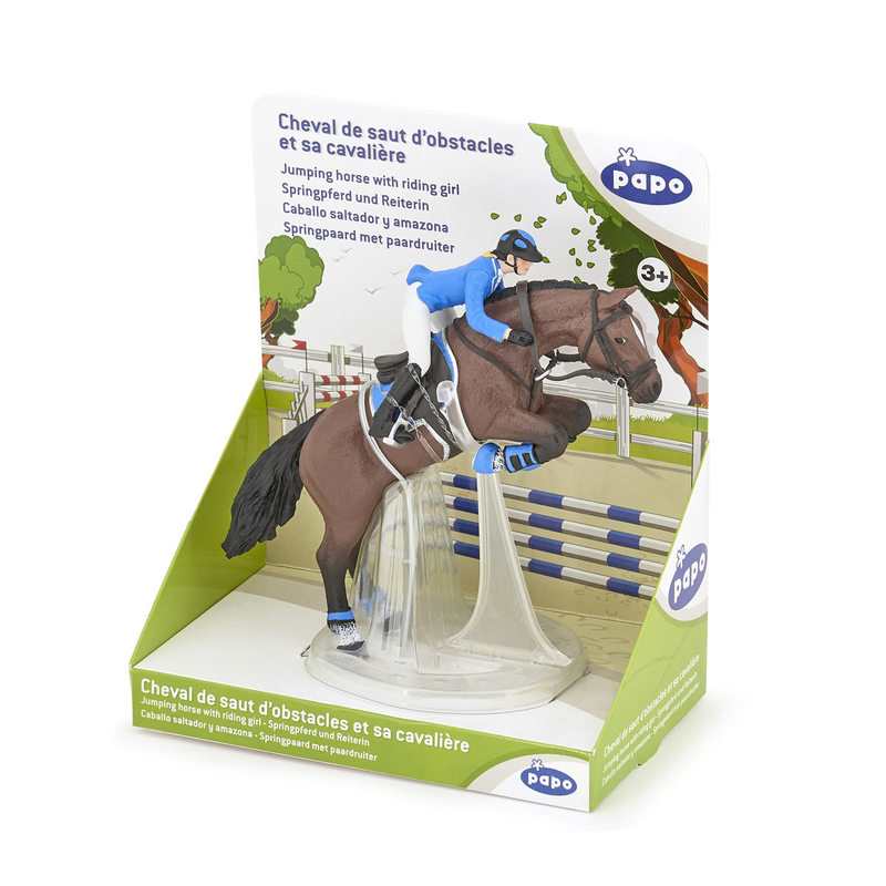Cheval saut d'obstacle Papo