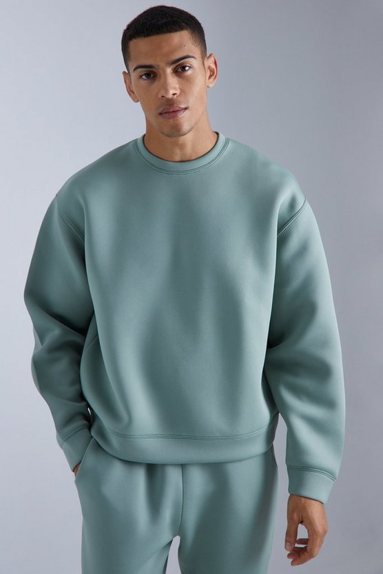 Kastiges Oversize Scuba-Sweatshirt