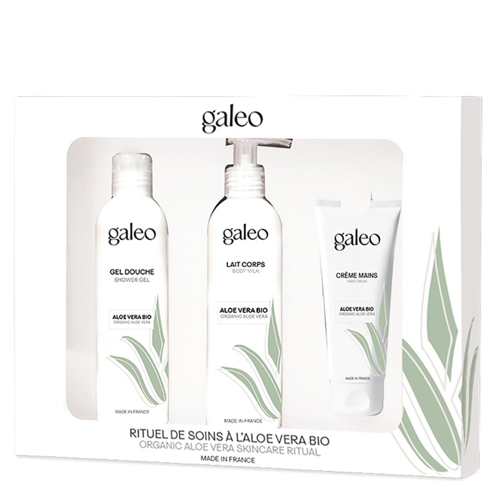 galeo Coffret soins à l'aloe vera bio Coffret