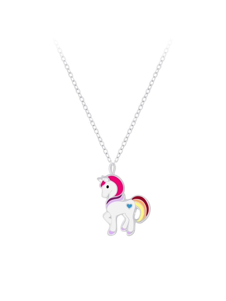Alexander York Kette mit Anhänger EINHORN HERZ in 925 Sterling Silber, 2-tlg. günstig kaufen onesize