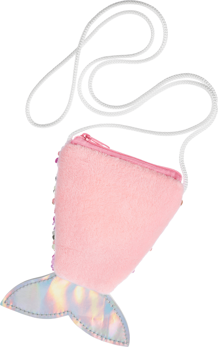 Tasche Meerjungfrauenflosse mit Pailletten, 1 St
