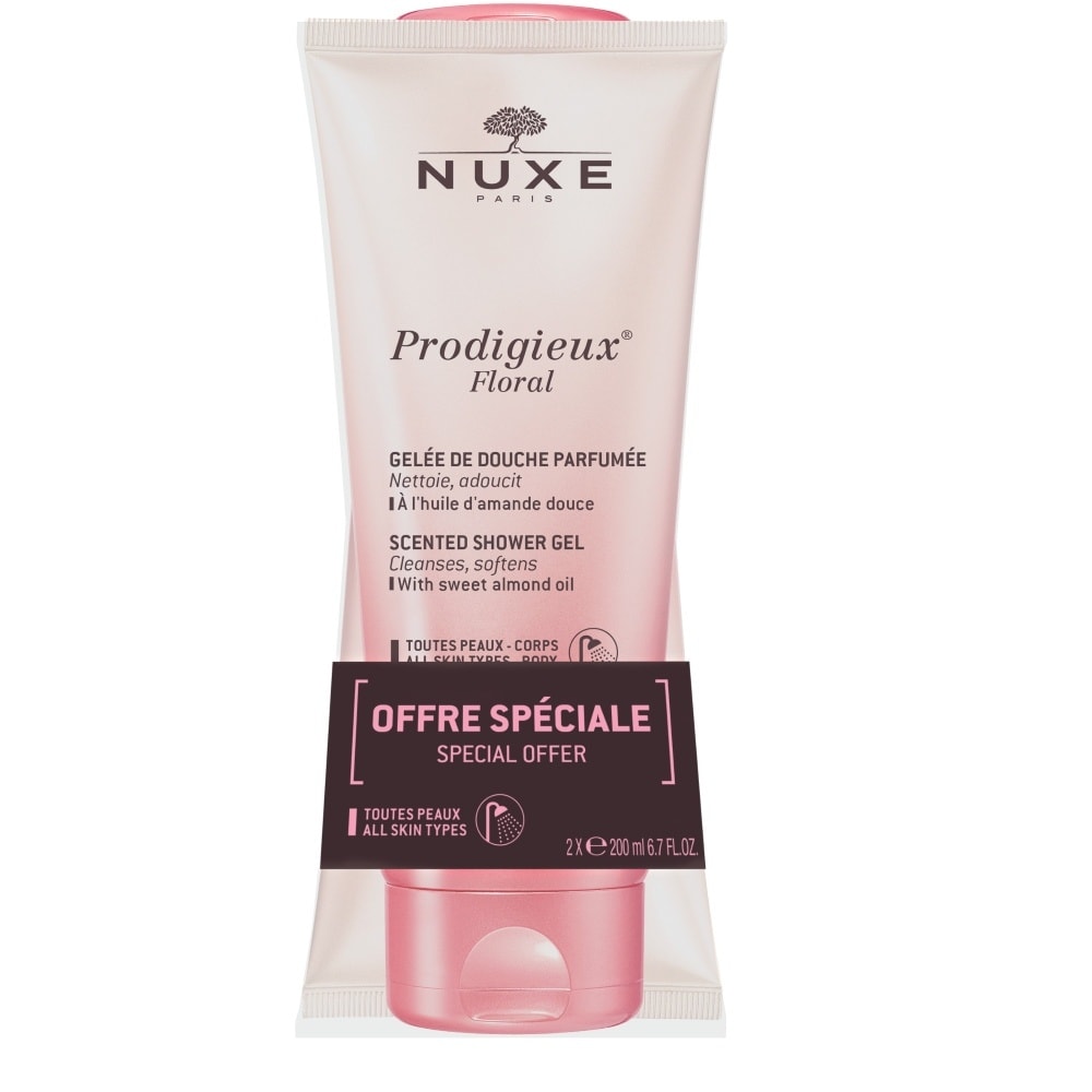 Nuxe Duo Gelée de Douche Délicate, Prodigieux® Gelée de douche