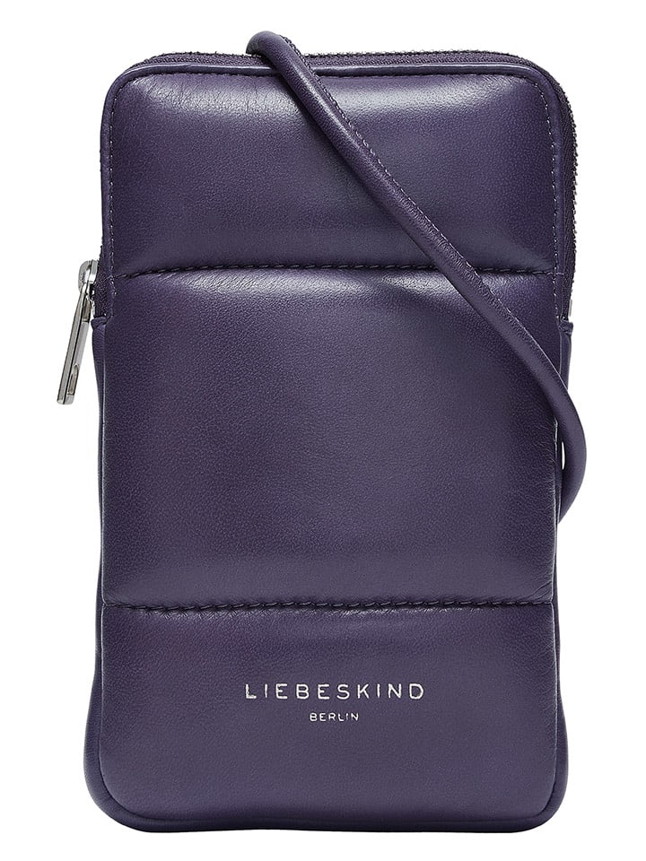 LIEBESKIND BERLIN Leder-Handytasche in Lila - (B)11 x (H)18 x (T)1,5 cm günstig kaufen onesize