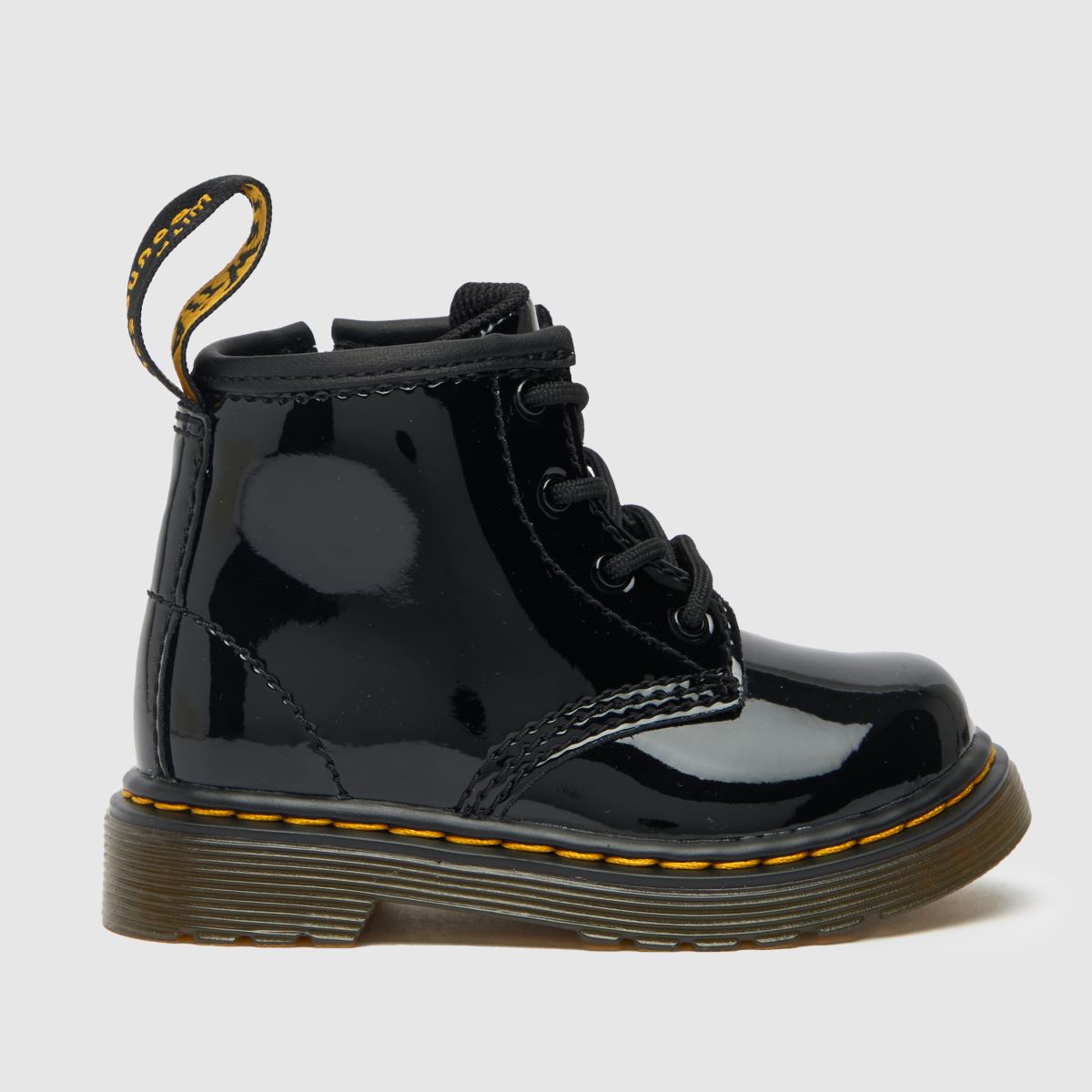 Dr Martens svarta 1460 flickstövlar för småbarn