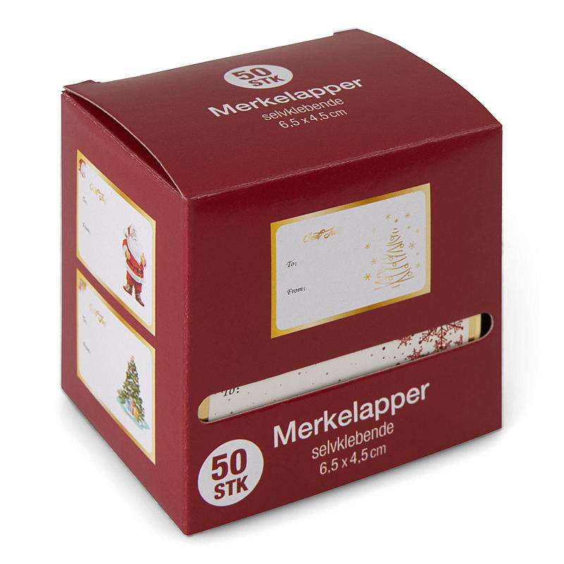 Home Gavemerkelapp 50-pk i eske, selvklebende
