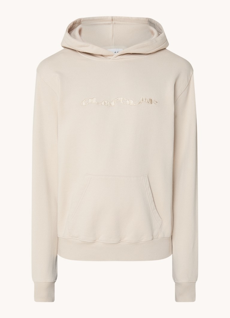 OLAF Wavy hoodie with logo embroidery