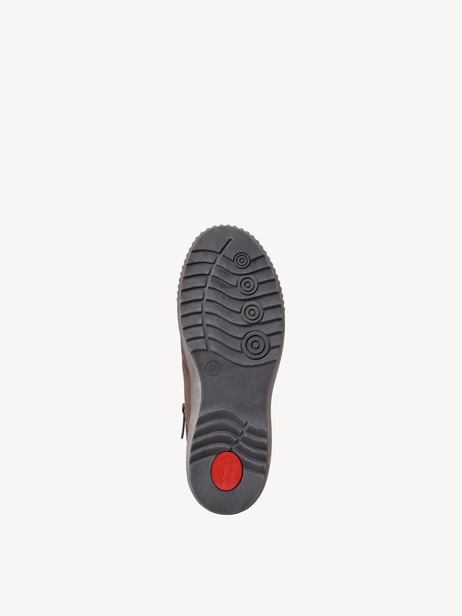 Bottine en cuir - gris