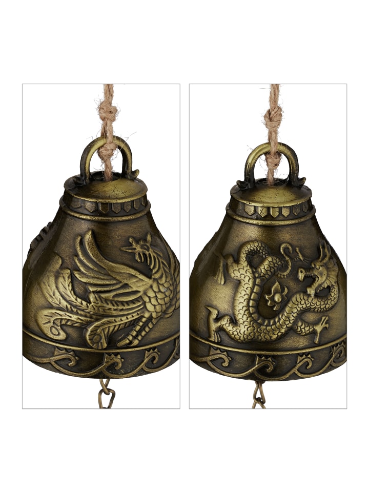 relaxdays 4 x Windspiel in Gold günstig kaufen onesize