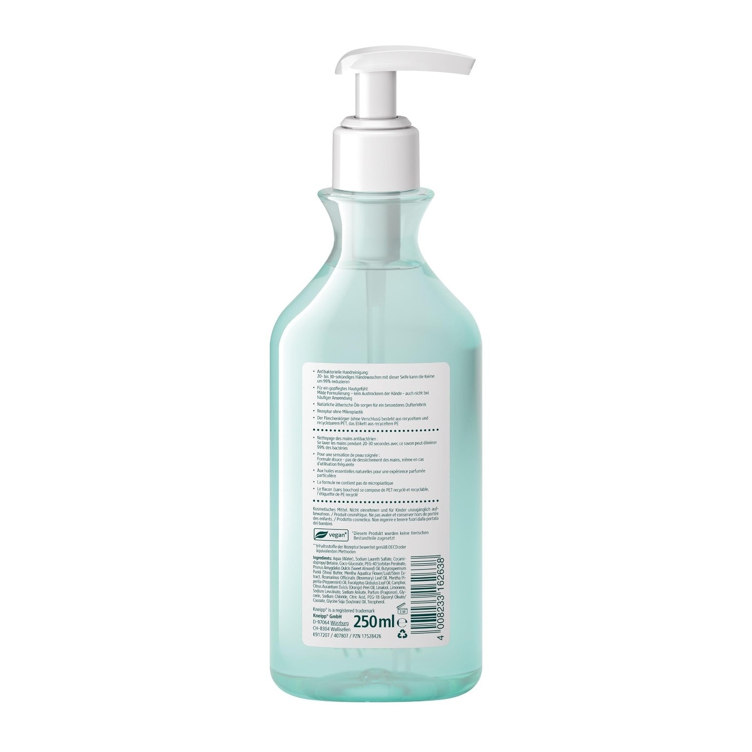 Aroma-Pflege Handseife. Wasserminze & Rosmarin