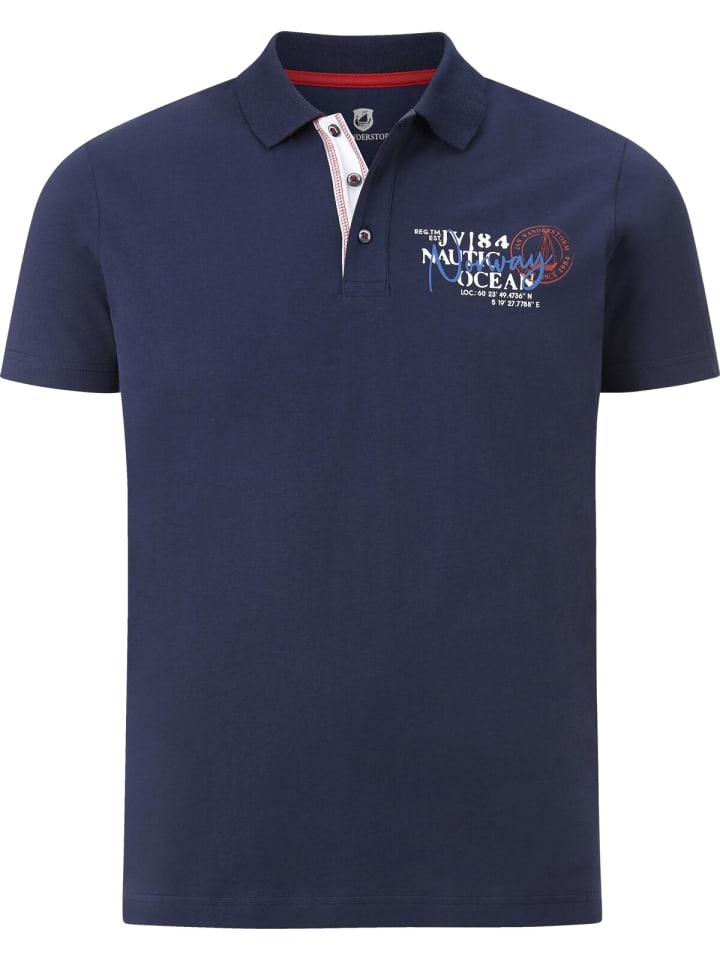 Jan Vanderstorm Doppelpack Poloshirt DAGFINN in rot dunkelblau günstig kaufen