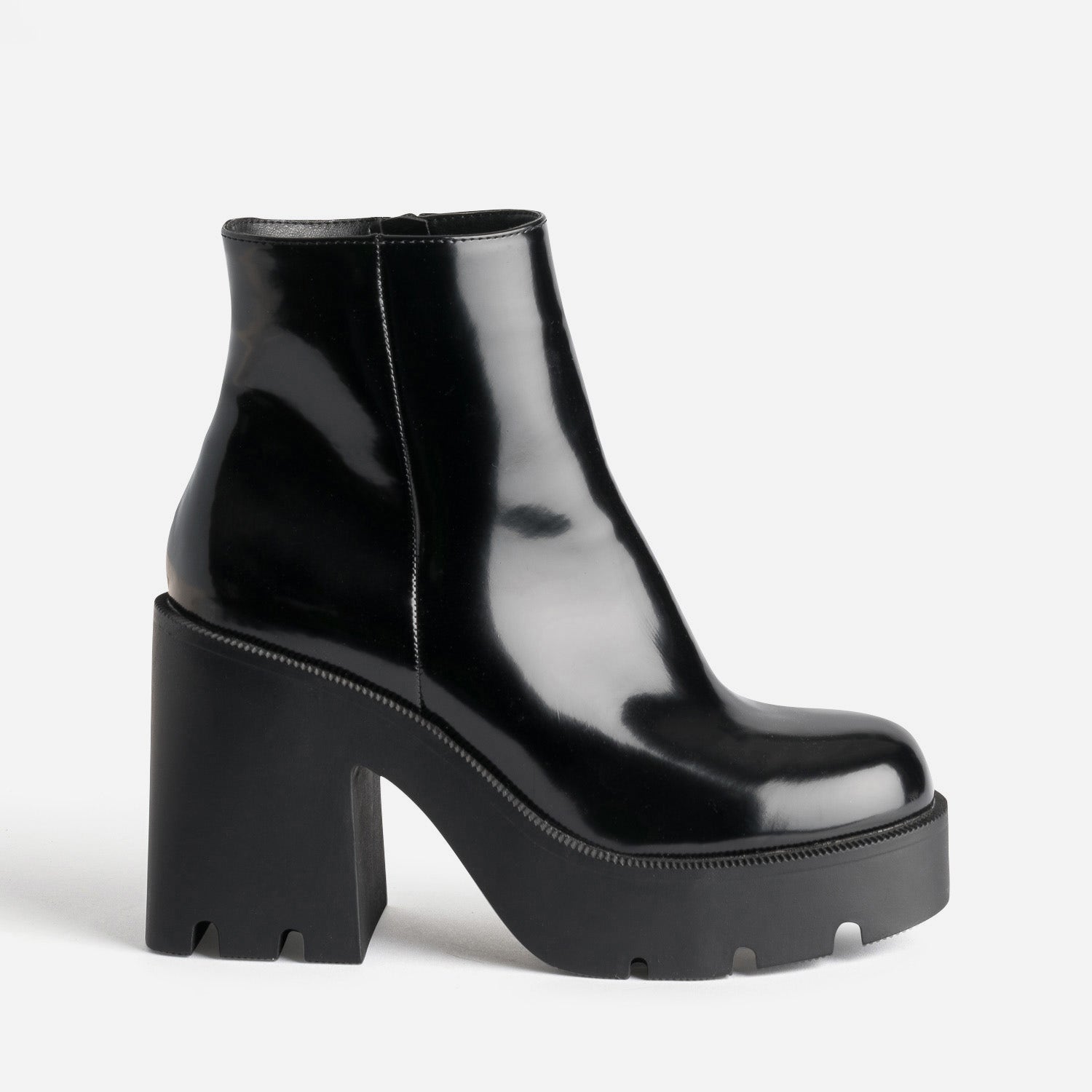 Boots TEXTO noir éco-conçu à semelle crantée