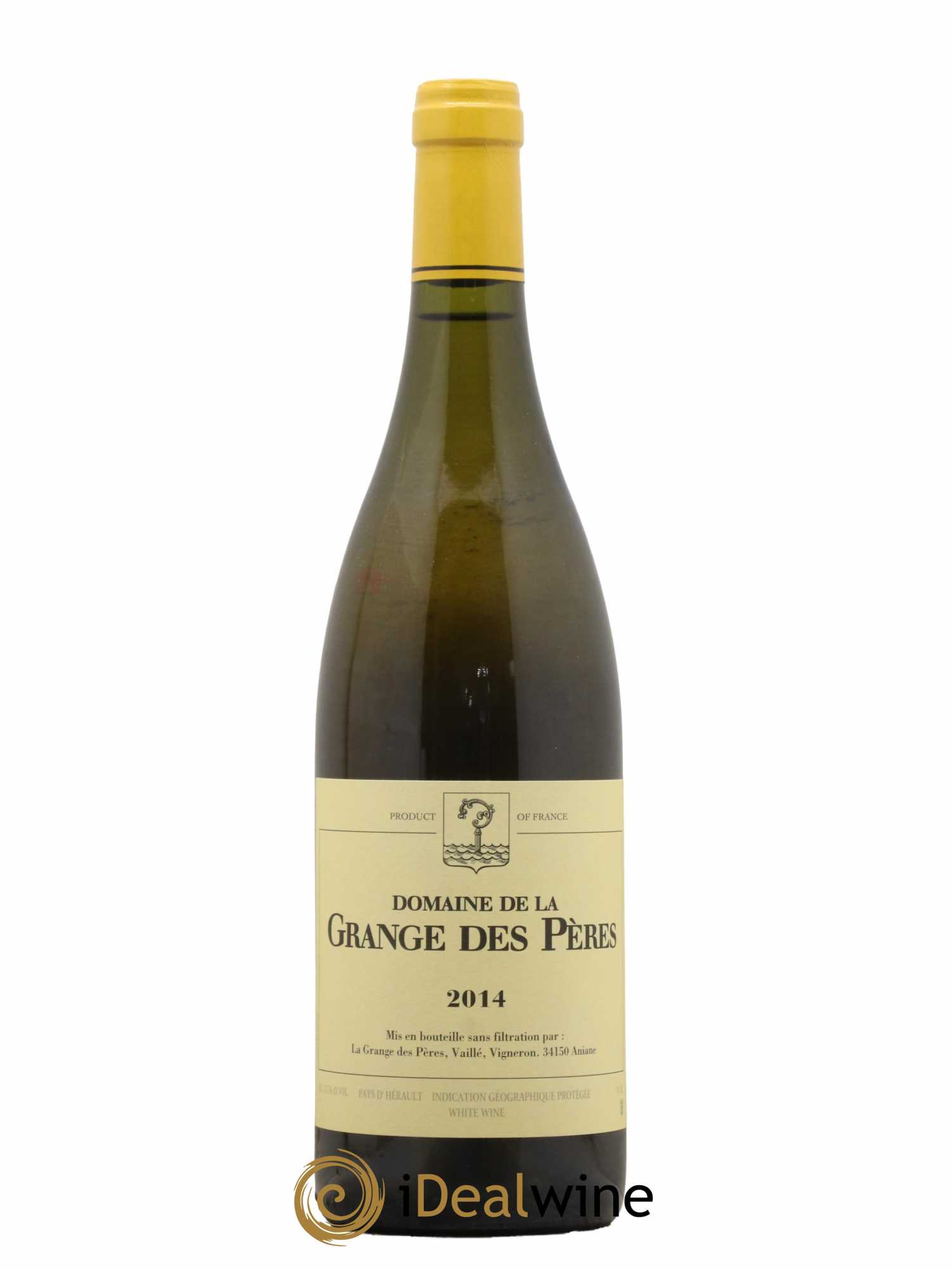 IGP Pays d'Hérault Grange des Pères Laurent Vaillé  2014 - Lot de 1 Bouteille