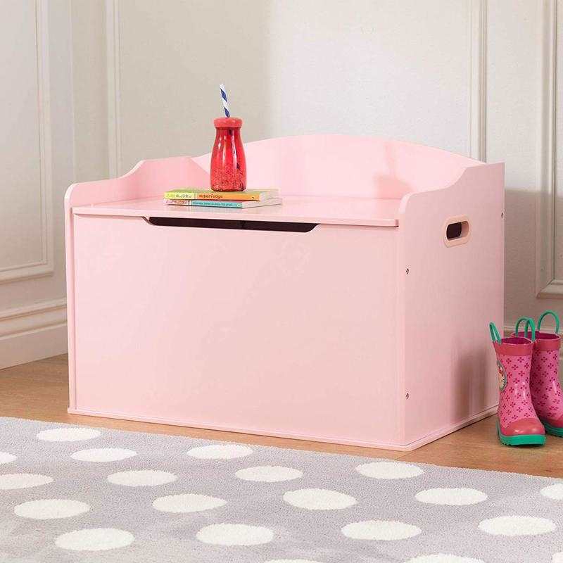 Coffre à jouets Austin rose