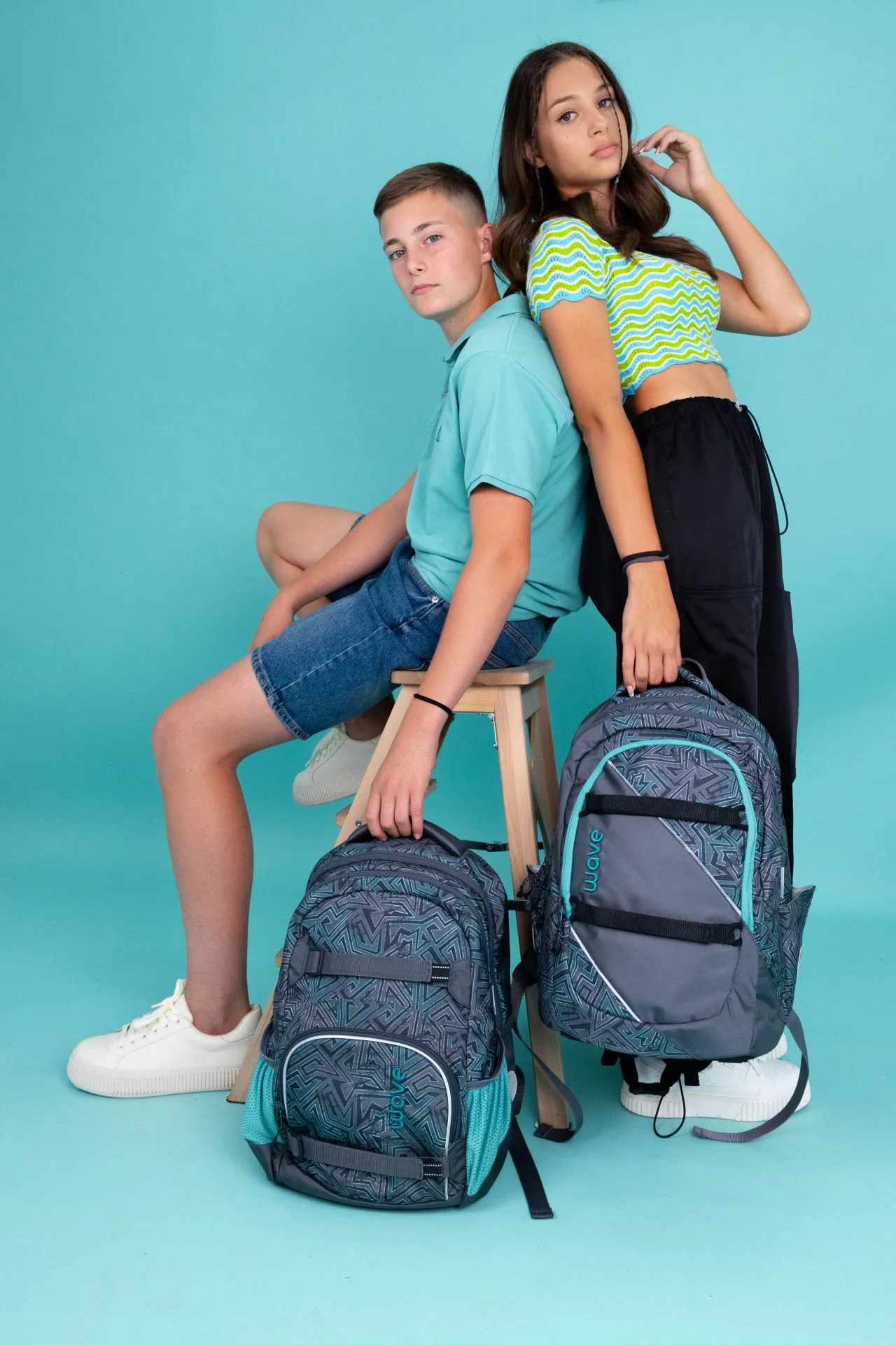 Wave Prime Schulrucksack - Chaos Lagoon