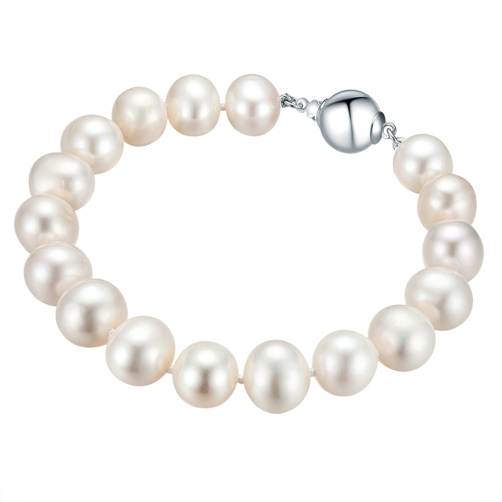 Valero Pearls Bracelet Argent sterling Perle de culture d'eau douce en Argent Bracelet