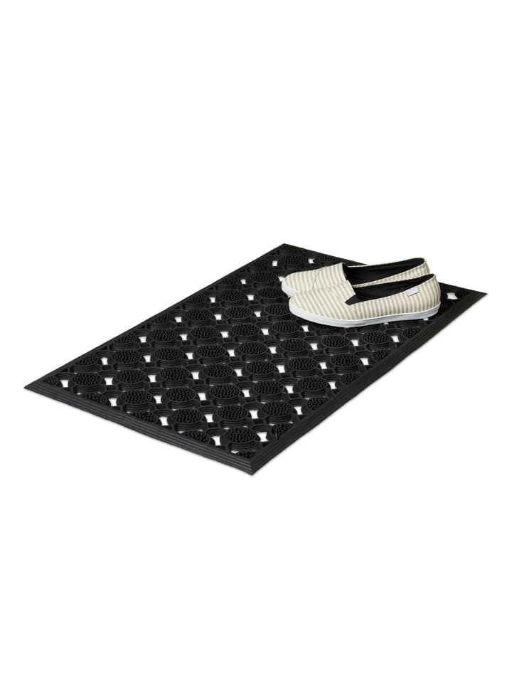 relaxdays Fußabtreter in Schwarz - 75 x 45 cm günstig kaufen onesize