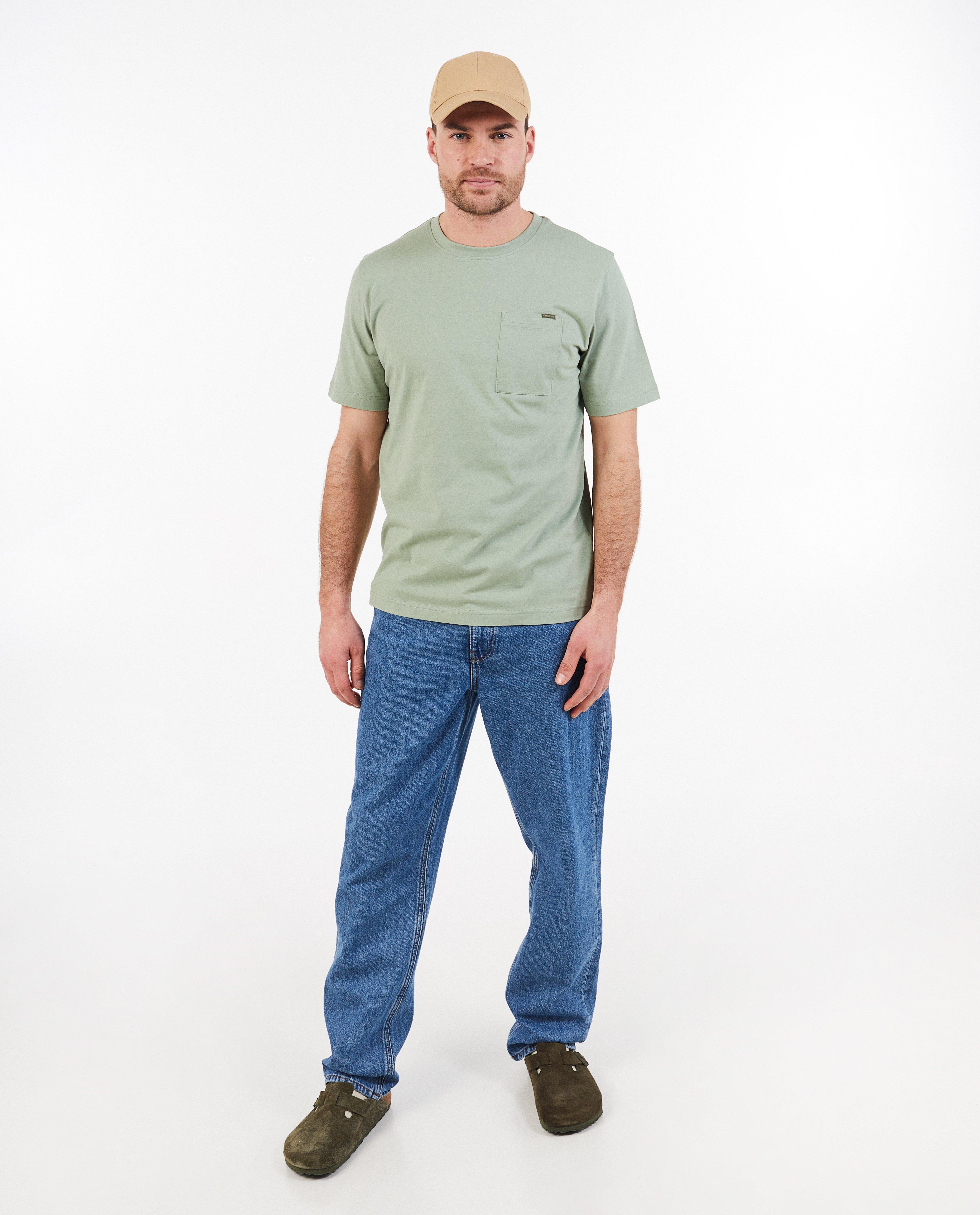Tricou Familystories cu inscripție, verde deschis pentru bărbați