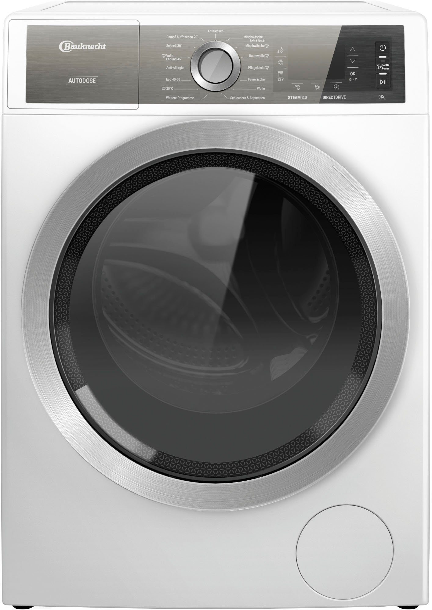 BAUKNECHT Waschmaschine B8 W946WB DE, 9 kg, 1400 U/min, AutoDose, 4 Jahre Herstellergarantie