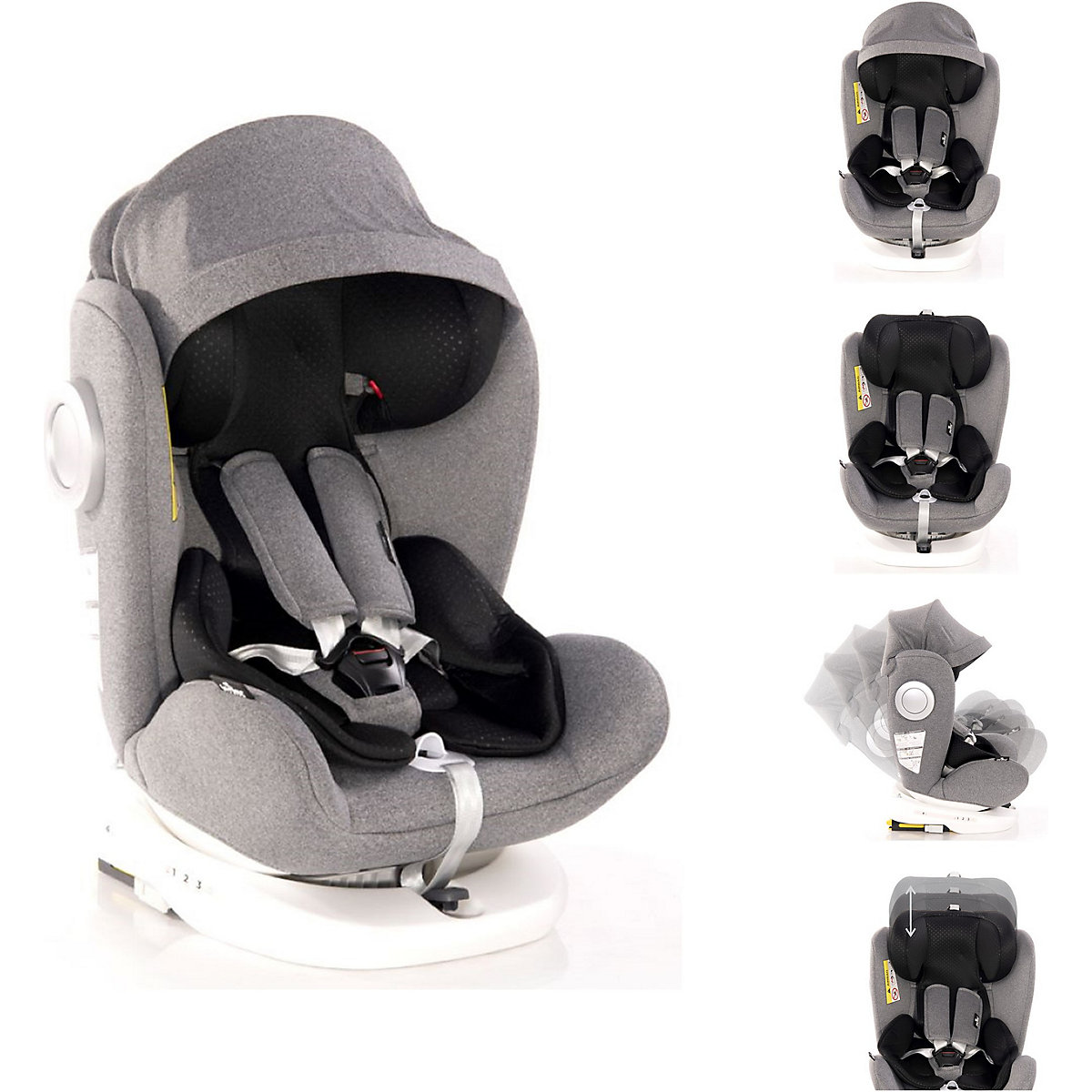 Kindersitz Lusso, SPS, Isofix, Gruppe 0+/1/2/3 (0-36 kg) Reisebetten