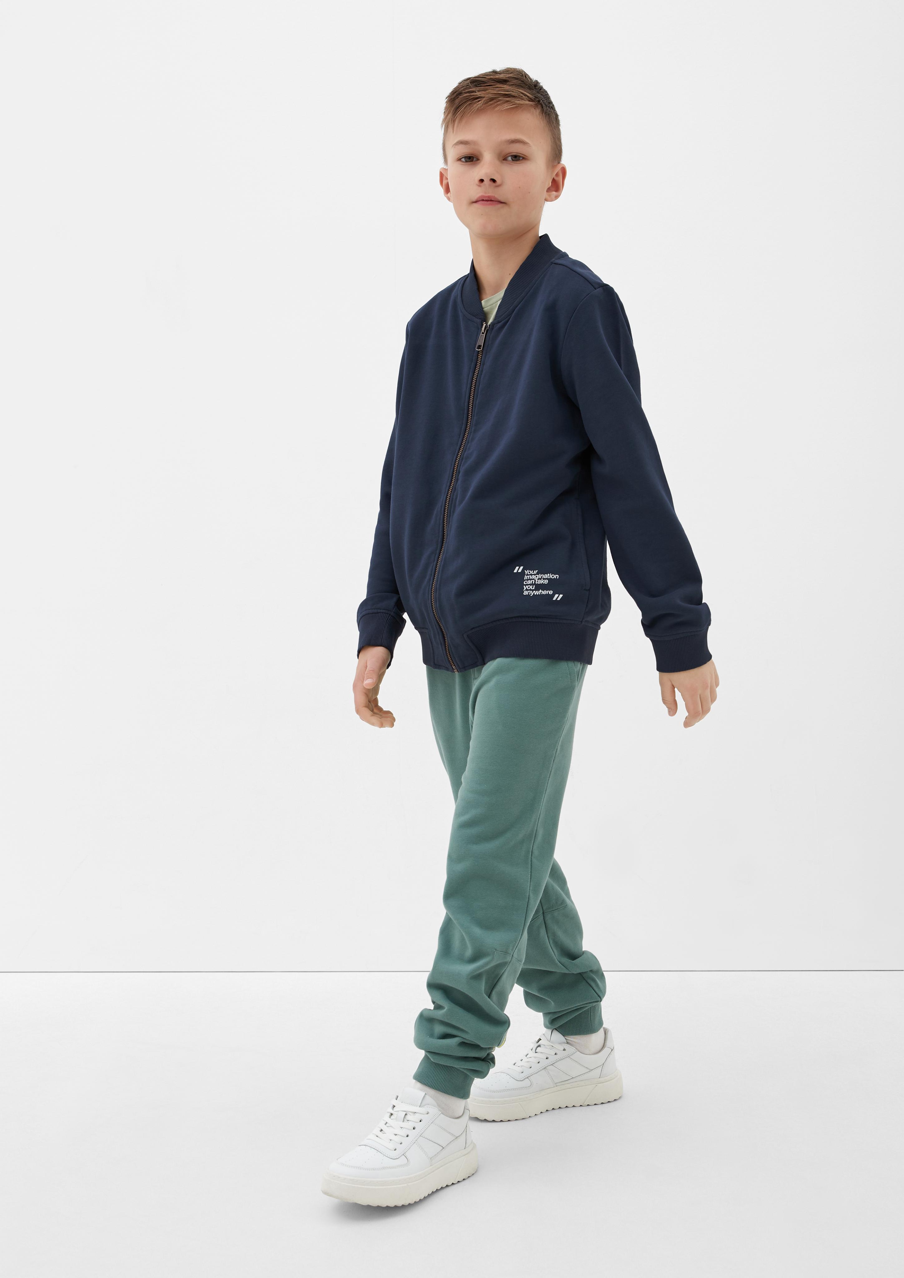 Sweatjacke mit Stehkragen  2128425-5952