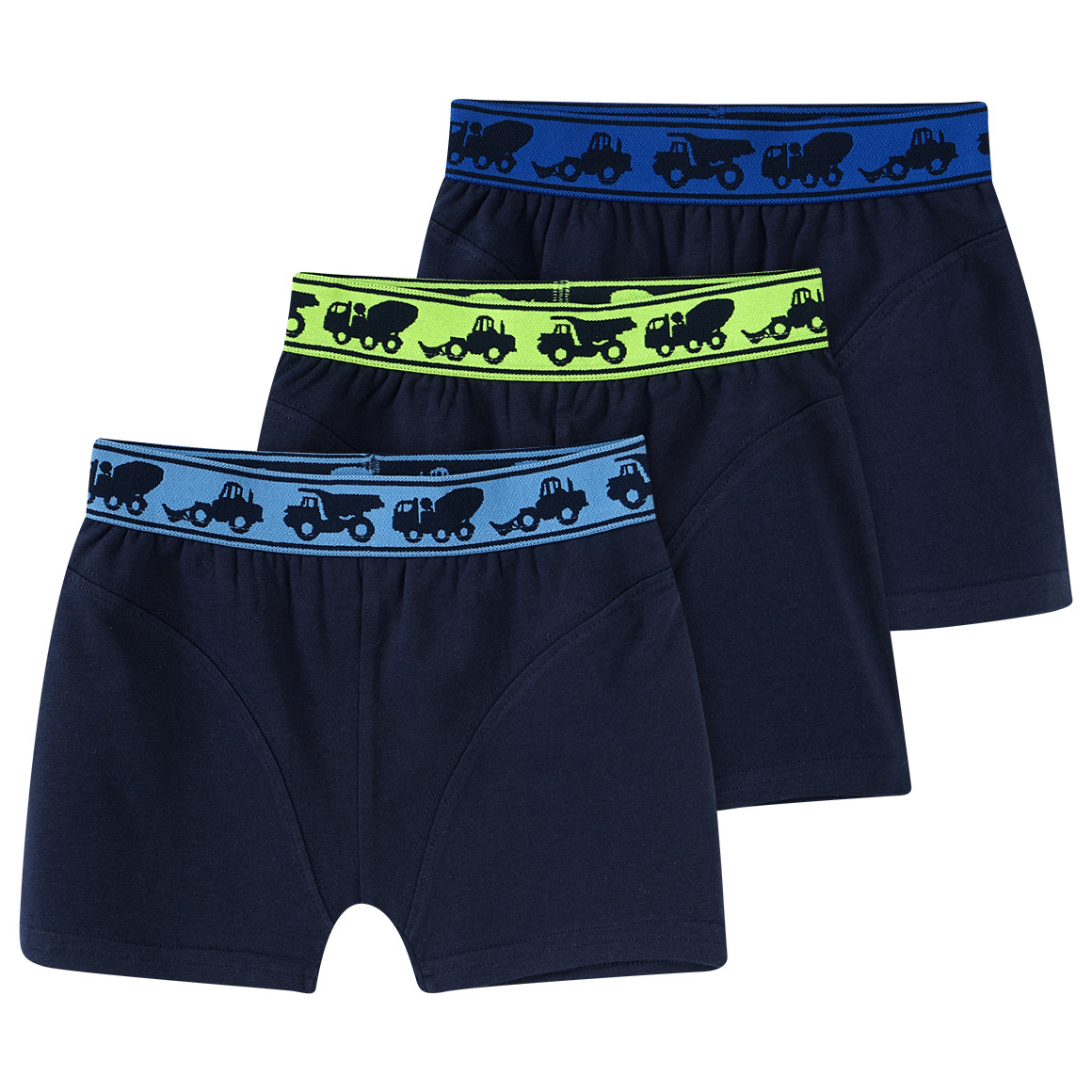 3 Jungen Boxer mit Webbund