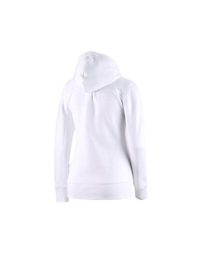 e.s. Hoody-Sweatjacke poly cotton, Damen