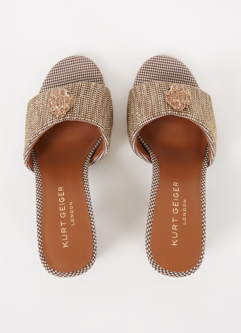 Sandali mule Kensington di Kurt Geiger con strass