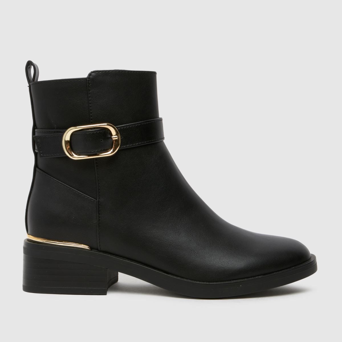 Schuh – Ciara – Svarta stövlar med spänne