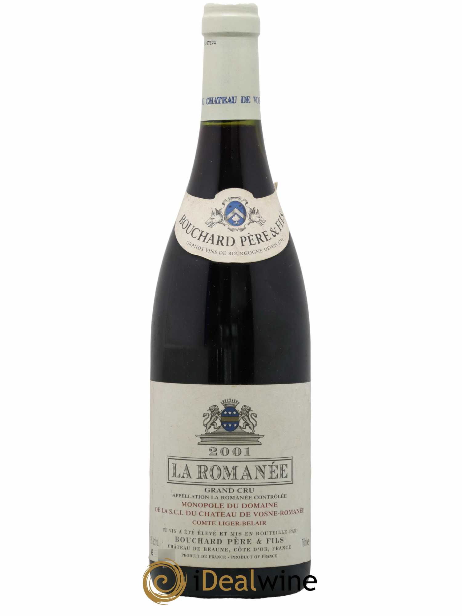La Romanée Grand Cru Comte Liger-Belair (Domaine du)  2001 - Lot de 1 Bouteille