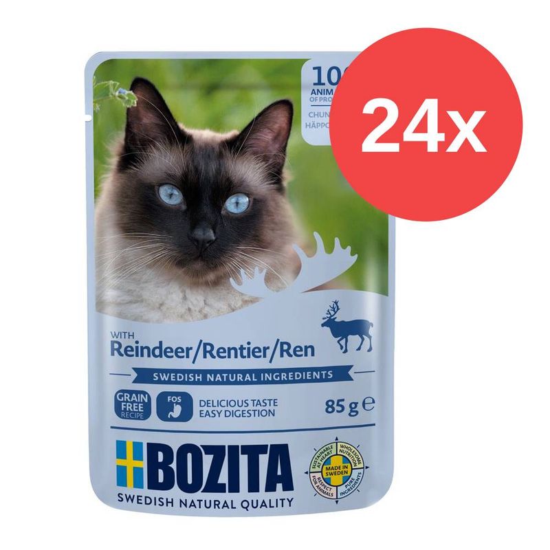 Sparpaket Bozita Häppchen in Soße Pouch 24 x 85 g