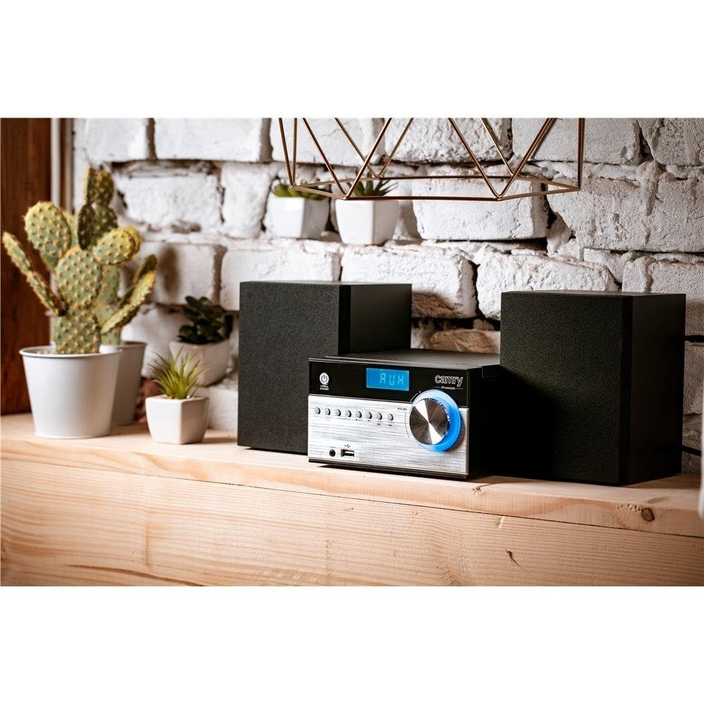 Camry CR 1173 Mini-Hi-Fi-Turm Stereoanlage (mit Bluetooth, USB, AUX-Eingang, CD-ROM, FM/AM-Radio, zwei Lautsprecher mit RMS 28W, Soundsystem, HiFi Turm, Musikanlage)