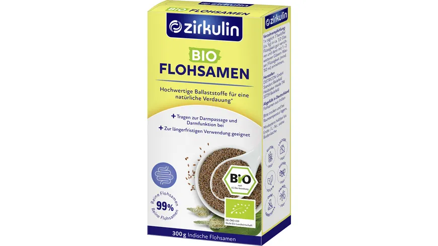 Zirkulin Bio Flohsamen 300 g