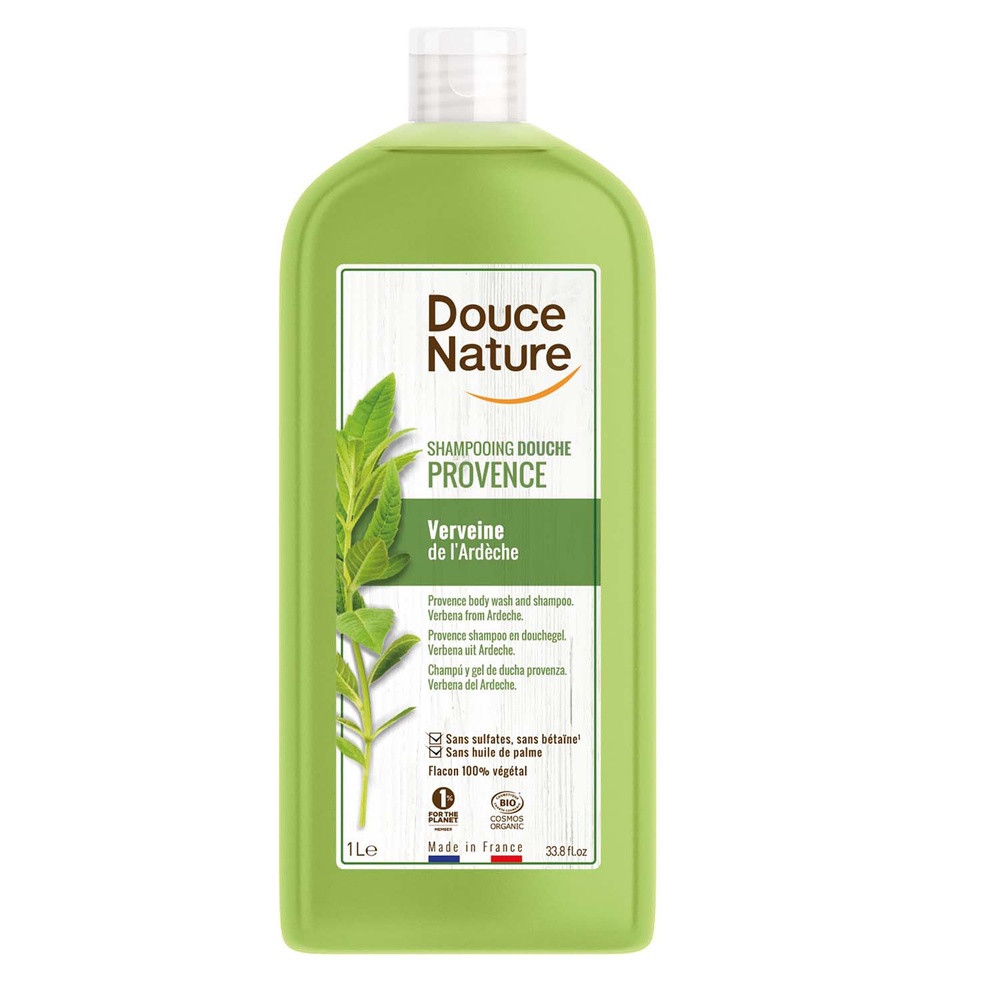 douce nature SHAMP DOUCHE VERVEINE 1L DOUCHES FAMILIALES